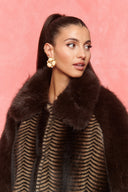 karavan fall winter 26' collection donna coat brown