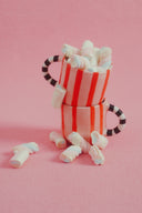 Pink & Red Stripes Cup