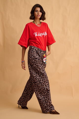 karavan clothing fashion fall winter 25 homecoming collection imani trousers leopard