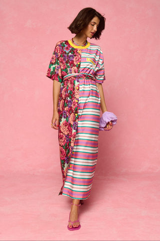 karavan clothing fashion spring summer 26 nai weekendwear collection irida dress floral print aqua lines
