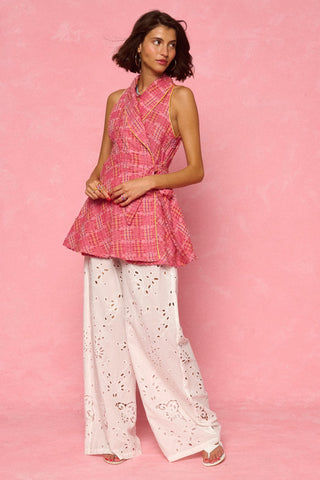 karavan clothing fashion spring summer 26 nai weekendwear collection chika kimono checked red