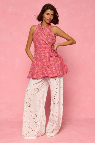 karavan clothing fashion spring summer 26 nai weekendwear collection chika kimono checked red