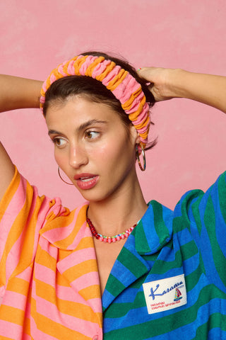 karavan clothing fashion spring summer 26 nai weekendwear collection ivy headband pink orange