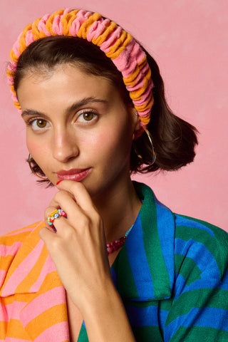 karavan clothing fashion spring summer 26 nai weekendwear collection ivy headband pink orange