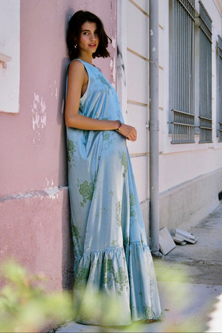 karavan clothing fashion spring summer 26 nai special issue collection selma dress ciel lime floral