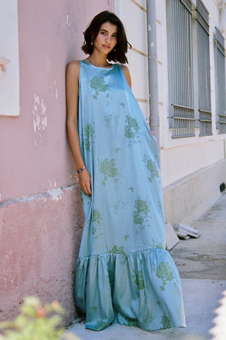 karavan clothing fashion spring summer 26 nai special issue collection selma dress ciel lime floral