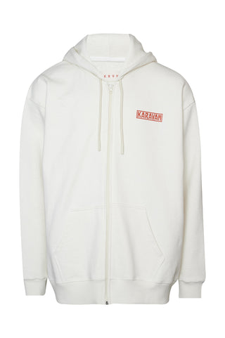 karavan clothing fashion fall winter 25 homecoming men collection jack zip hoodie ivory