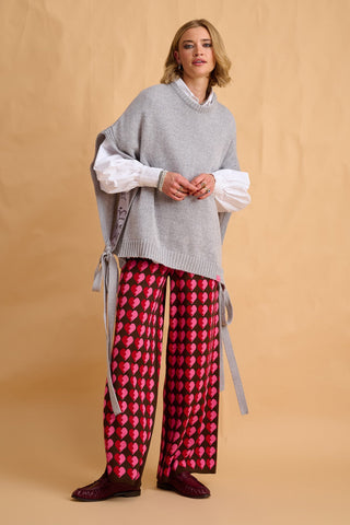 karavan clothing fashion fall winter 25 homecoming collection maxime knitted vest grey