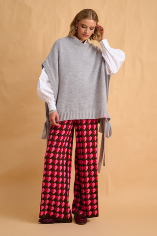 karavan clothing fashion fall winter 25 homecoming collection maxime knitted vest grey