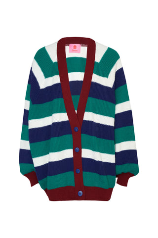 karavan clothing fashion fall winter 25 homecoming collection janice cardigan blue green