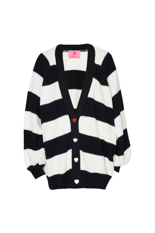 karavan clothing fashion fall winter 25 homecoming collection janice cardigan black ivory