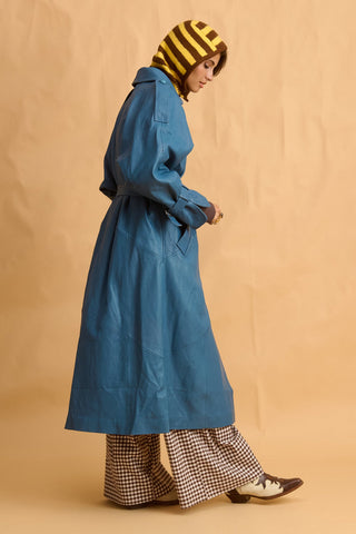 karavan clothing fashion fall winter 25 homecoming collection veronika balaclava yellow brown stripes