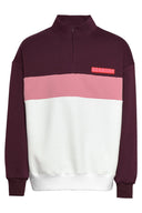 karavan men fall winter 26' collection joaquin sweater bordeaux white 