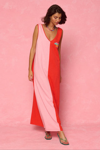 karavan clothing fashion spring summer 26 nai weekendwear collection jodie dress tomato red pink