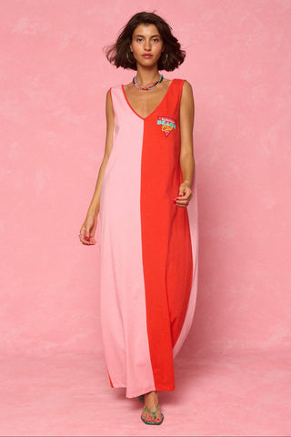 karavan clothing fashion spring summer 26 nai weekendwear collection jodie dress tomato red pink