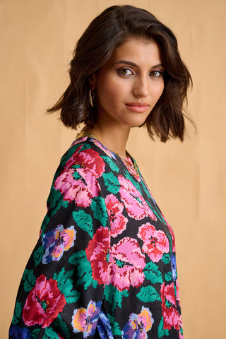 karavan clothing fashion fall winter 25 homecoming collection jolene dress pixel black