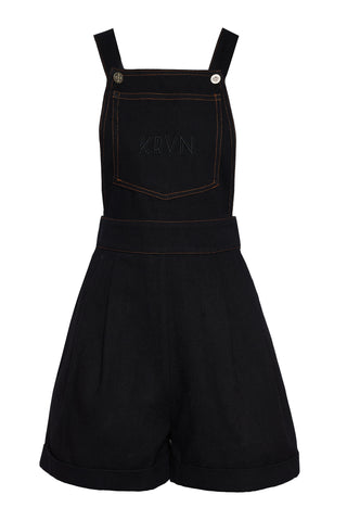 karavan clothing fashion spring summer 26 nai collection jolin mini dungarees black