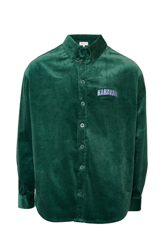 karavan clothing fashion fall winter 25 homecoming men collection josh shirt green