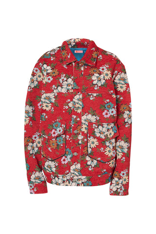 karavan clothing fashion fall winter 25 homecoming collection joyce jacket red floral