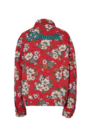 karavan clothing fashion fall winter 25 homecoming collection joyce jacket red floral