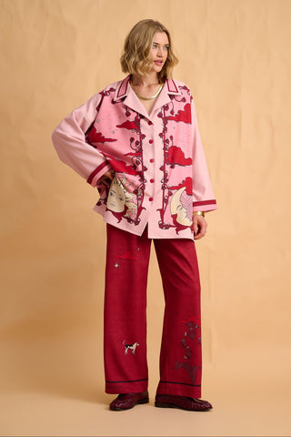 karavan clothing fashion fall winter 25 homecoming collection brielle rousers icons bordeaux