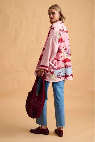 karavan clothing fashion fall winter 25 homecoming collection fernanda knitted bag bordeaux