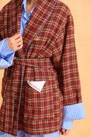 karavan clothing fashion fall winter 25 homecoming homeware collection checked red robe