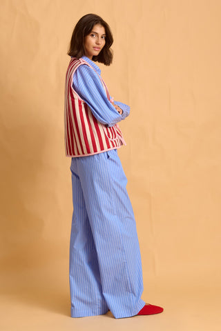 karavan clothing fashion fall winter 25 homecoming homeware collection vest padded pink double face