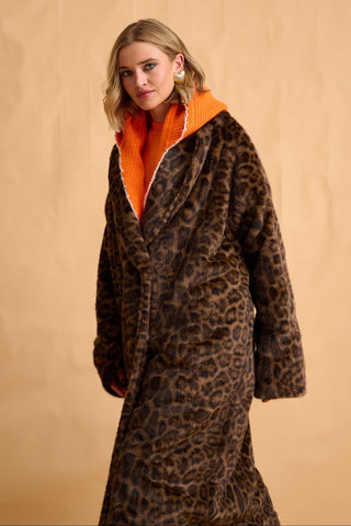 karavan clothing fashion fall winter 25 homecoming collection wanda balaclava scarf orange