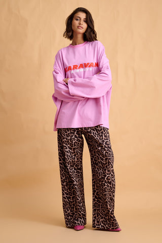 karavan clothing fashion fall winter 25 homecoming collection jutte longsleeve pink