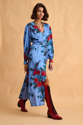 karavan clothing fashion fall winter 25 homecoming collection kathy dress carnation blue