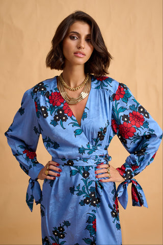 karavan clothing fashion fall winter 25 homecoming collection kathy dress carnation blue