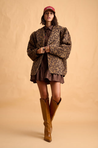 karavan clothing fashion fall winter 25 homecoming collection louve blazer leopard