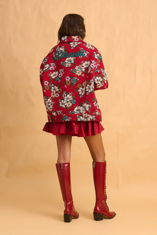 karavan clothing fashion fall winter 25 homecoming collection joyce jacket red floral