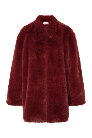 karavan clothing fashion fall winter 25 homecoming krvn collection kimi coat bordeaux