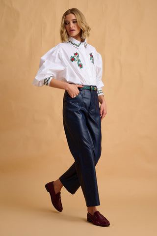 karavan clothing fashion fall winter 25 homecoming collection kinga shirt white