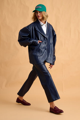 karavan clothing fashion fall winter 25 homecoming collection malin jacket blue