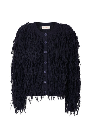 karavan clothing fashion fall winter 25 homecoming krvn collection kristin knitted cardigan blue