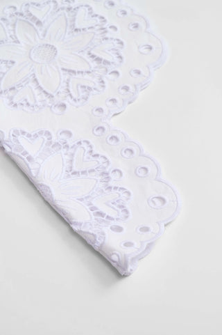 karavan clothing fashion fall winter 25 homecoming collection bonnie headscarf white lace