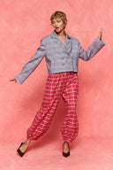 karavan fall winter 26' collection lamesa trousers pink