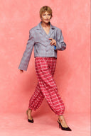 karavan fall winter 26' collection lamesa trousers pink