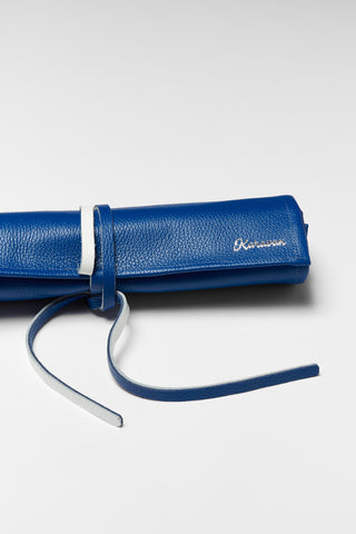 Leather Backgammon (Blue)