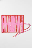Leather Backgammon (Pink)