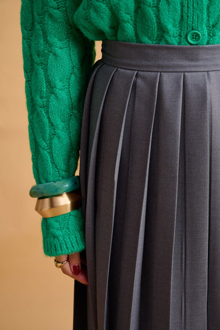 karavan clothing fashion fall winter 25 homecoming collection helena skirt grey