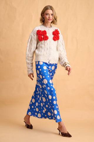 karavan clothing fashion fall winter 25 homecoming collection leslie cardigan ivory