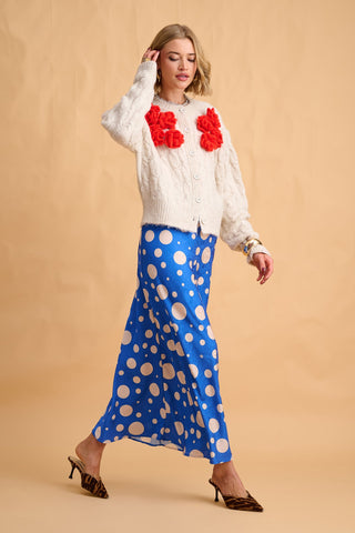 karavan clothing fashion fall winter 25 homecoming collection leslie cardigan ivory