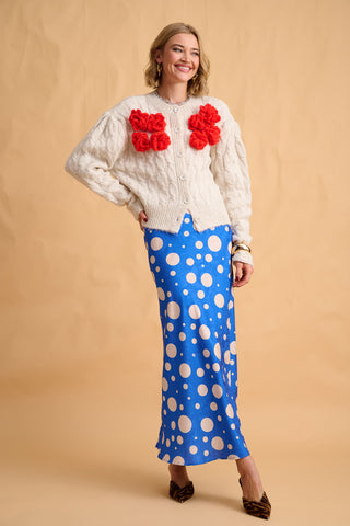 karavan clothing fashion fall winter 25 homecoming collection leslie cardigan ivory