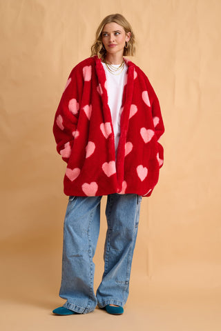 karavan clothing fashion fall winter 25 homecoming collection noah coat red pink hearts