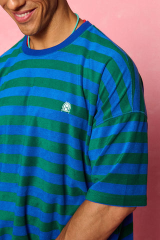 karavan clothing fashion spring summer 26 men nai collection mason tee green blue lines