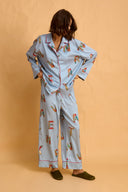 karavan clothing fashion fall winter 25 homecoming homeware collection light blue letters pants
